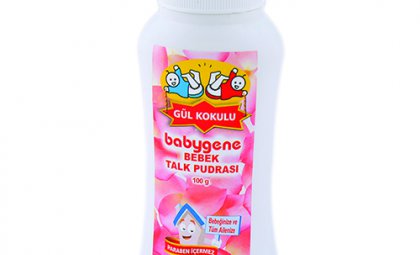 babygene bebek talk pudrası gul kokulu